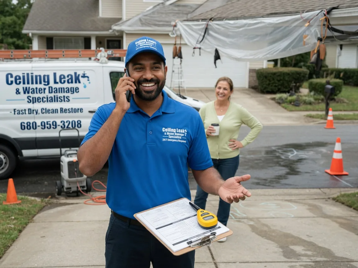 Ceiling Leak Cleanup Mount Berry, GA FAQs